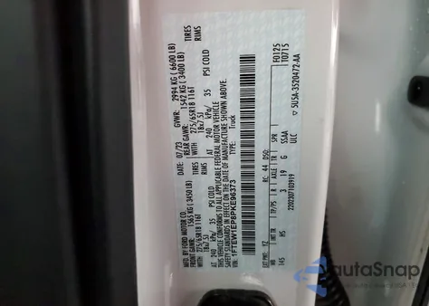 2023 Ford F150 Supercrew from USA, damaged, VIN 1FTEW1EP8PKE96373